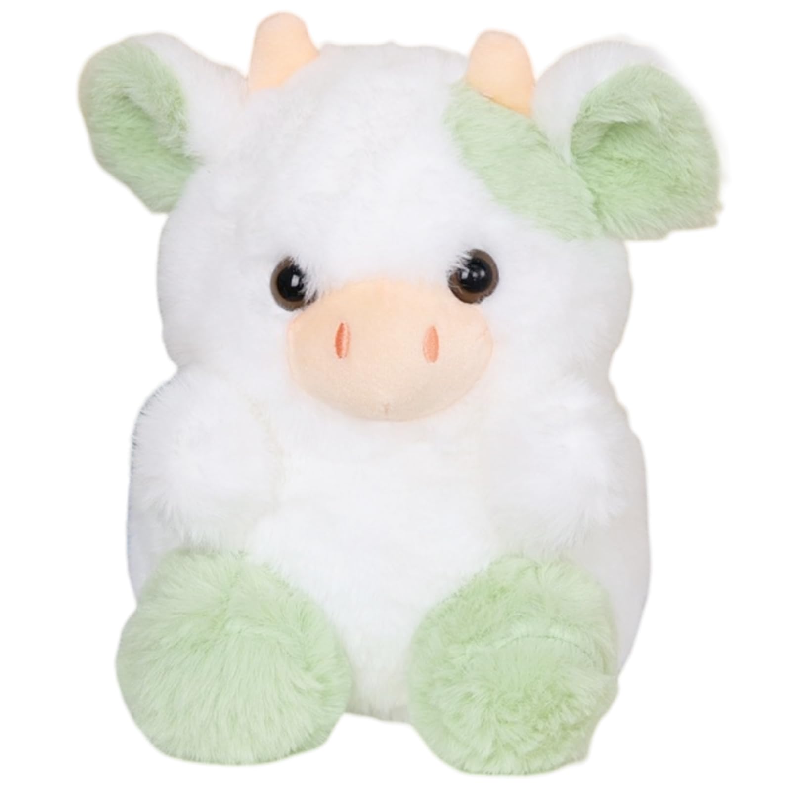 Amazon.co.jp: FCLEIH グリーン 牛 ぬいぐるみ ソフト 抱きしめたく